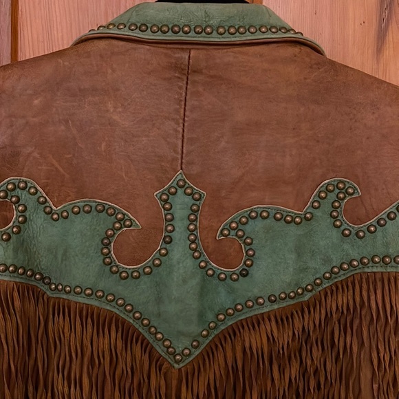 COPY - DOUBLE D RANCH LEATHER FRINGE JACKET. - Picture 6 of 7